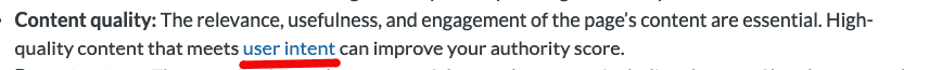 example of partial intent anchor text